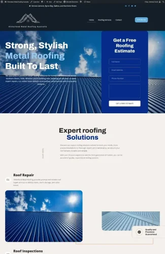 Web Design Lismore Metal Roofing